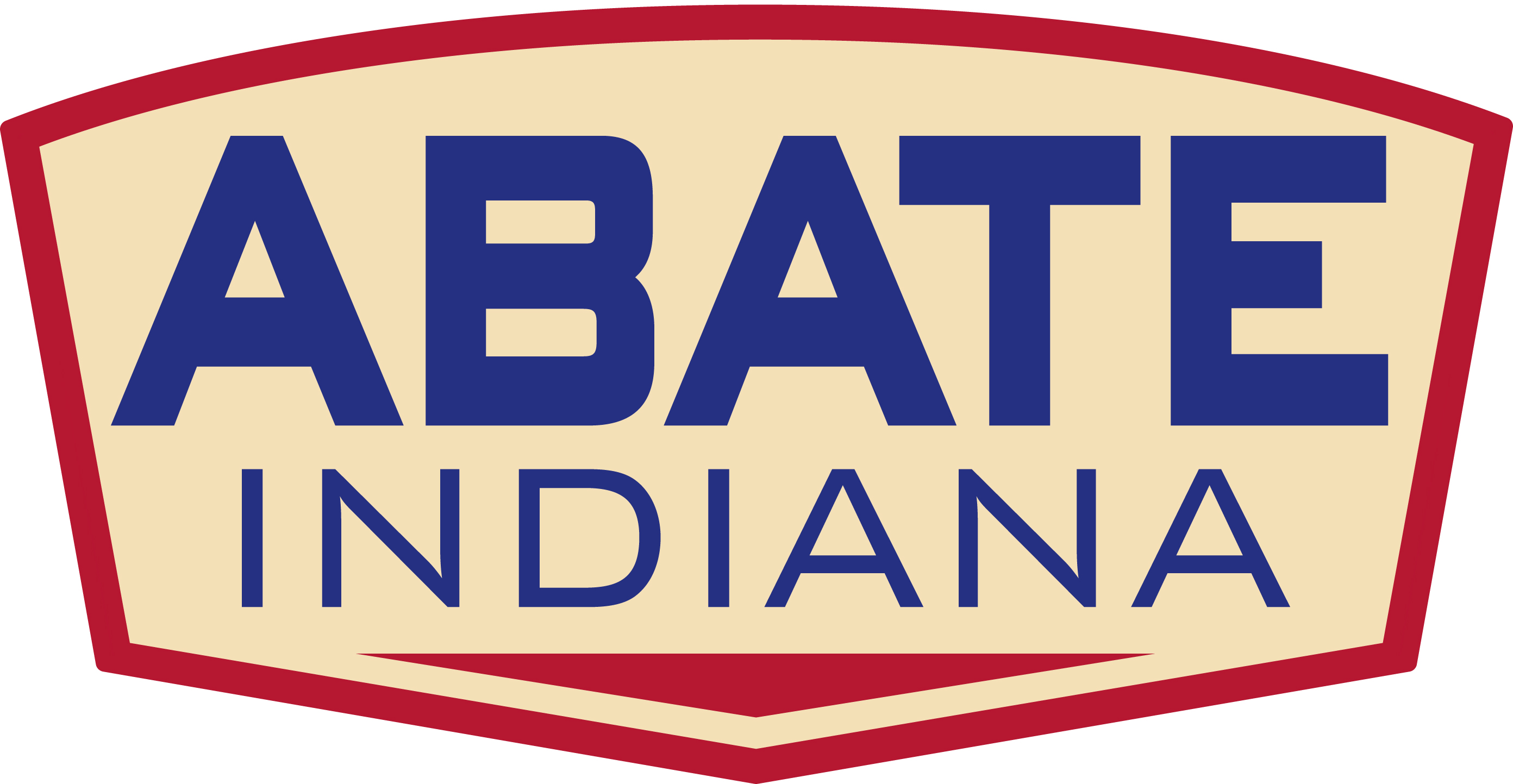4 inch ABATE of Indiana Logo Sticker